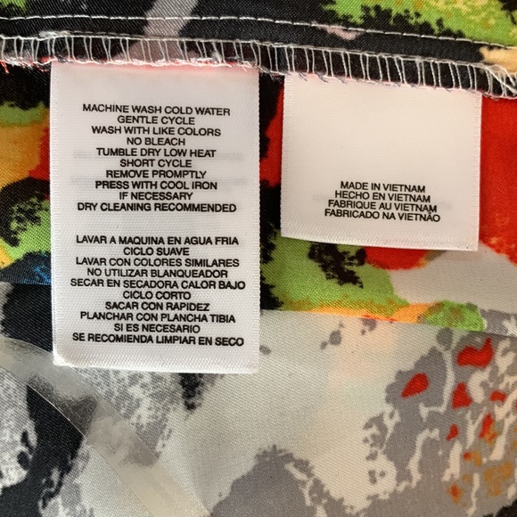 Kasper Women’s Multicolor Sleeveless Top Size Small - Picture 6 of 7